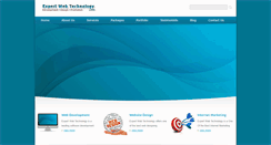 Desktop Screenshot of expertwebtechnology.com