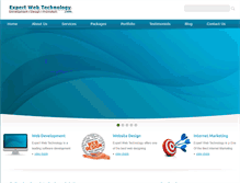 Tablet Screenshot of expertwebtechnology.com
